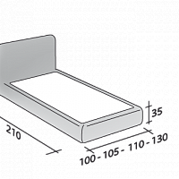 Элитная кровать Merkurio от Flou