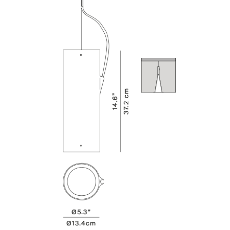 Подвесной светильник E04 от Luceplan