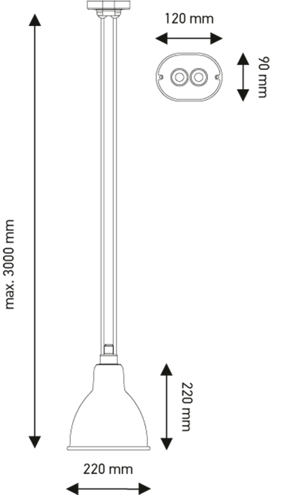 Подвесной светильник Les Acrobates de Gras от DCW editions