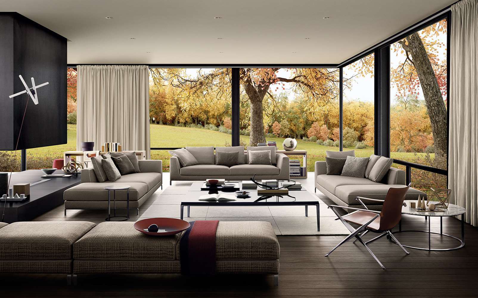 B&B Italia Ray コーナーソファー Диван Ray от B&B Italia из Италии - купить в Москве в салонах ТРИО