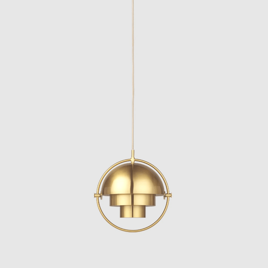 Подвесной светильник Multi-Lite Shiny Brass от Gubi