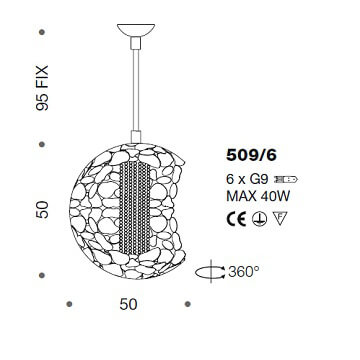 Подвесной светильник Twister от Italian Design Lighting (IDL)