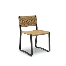 Уличный стул без подлокотников Green Point Yellow desert cord от Molteni & C