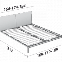 Современная кровать Iko CUIO 5E  от Flou