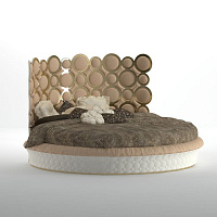 Круглая дизайнерская кровать JN 100 от Alta Moda