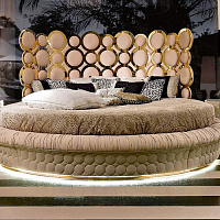 Круглая дизайнерская кровать JN 100 от Alta Moda