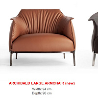 Кресло Archibald Large от Poltrona Frau
