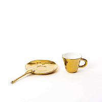 Кофейный сет Gold Coffee Cup от Seletti