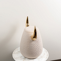 Ваза Bull Rough Cashmere and Glossy Gold Horn A/07 от Bosa