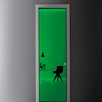 Межкомнатные двери Aladin Pocket Frame от Glas Italia