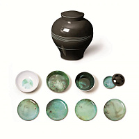 Сет из 9 предметов Black Yuan от Ibride