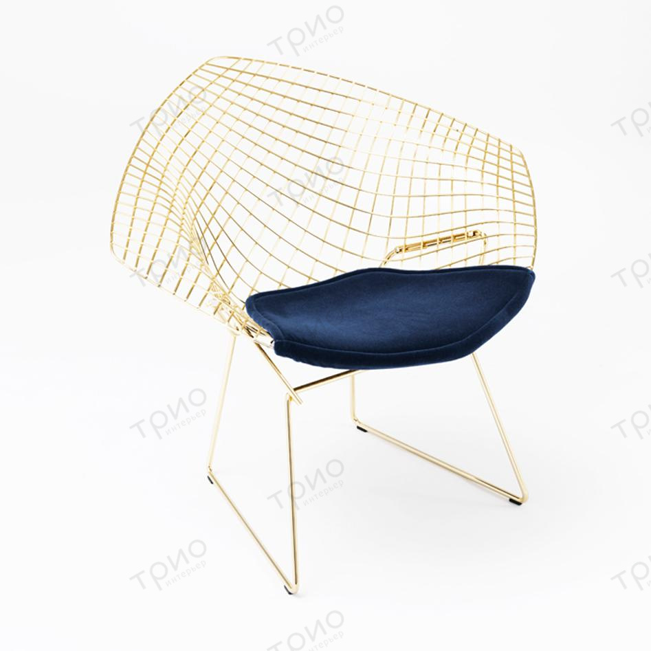 Кресло Bertoia Diamond Chair - Gold от Knoll