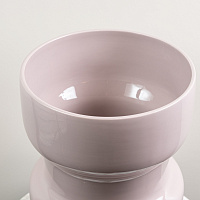 Ваза Issima Shaped Wide Vase1 Glossy Lilac Grey от Bosa