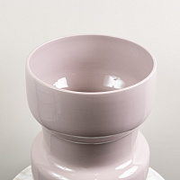 Ваза Issima Shaped Wide Vase1 Glossy Lilac Grey от Bosa