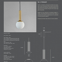 Подвесной светильник No. 2 Brass от 101 Copenhagen