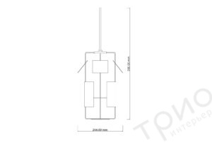 Подвесной светильник Lampion  S/ XL от Ombre Portee