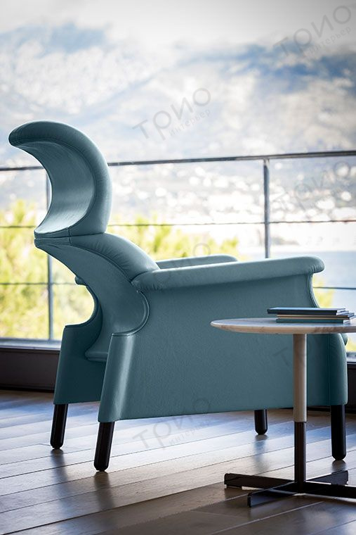 Кресло Sanluca Steel Blue от Poltrona Frau