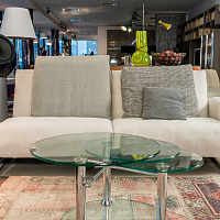 Угловой диван со столиком RB 50 от Rolf-benz