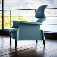 Кресло Sanluca Steel Blue от Poltrona Frau