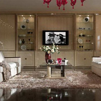 Коричневый кожаный диван Vanity от Turri Spa