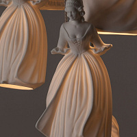 Подвесной светильник Dame от Ceramiche Carlesso