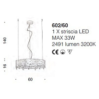 Подвесной светильник Castle от Italian Design Lighting (IDL)