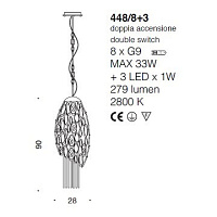 Подвесной светильник Chrysalis от Italian Design Lighting (IDL)