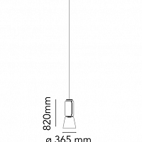 Подвесной светильник Noctambule Suspension Cylinder Cone от Flos