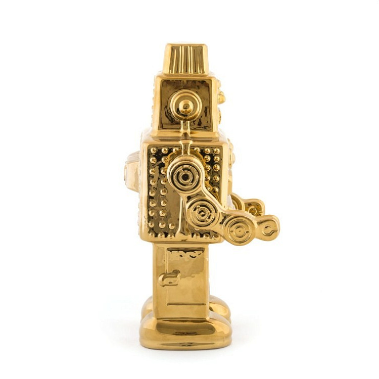 Статуэтка Memorabilia Gold My Robot от Seletti из Италии - купить