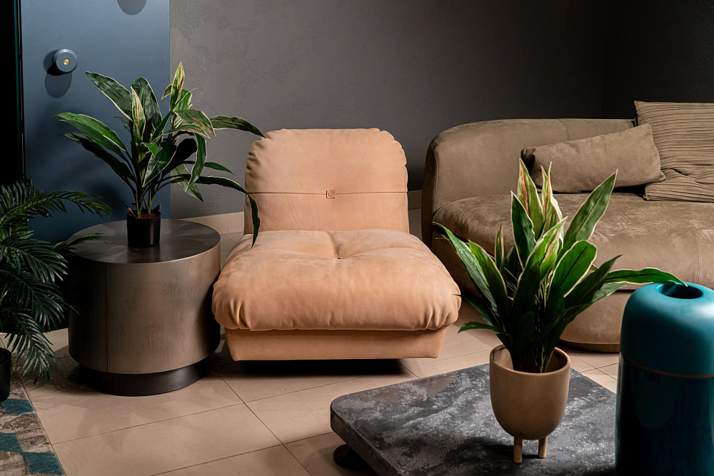 Baxter Milano Recliner Easy Chair MILANO BAXTER MADE IN ITALY SILVERA